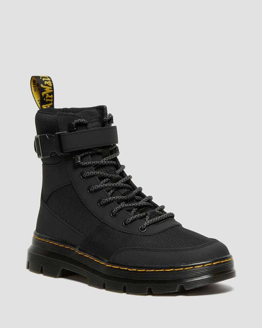 Dr. Martens Combs Tech Extra Tough Poly Kadın Casual Bot - Bot Siyah |DKCOU1058|